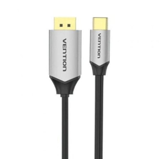 Kabel Konverter Vention CGZBG USB Typ-C zu DisplayPort 1,5m Aluminium Schwarz