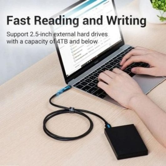 Cable USB 3.0 Vention CQABF MicroUSB Macho - USB Tipo-C Macho 5Gbps 1m Preto