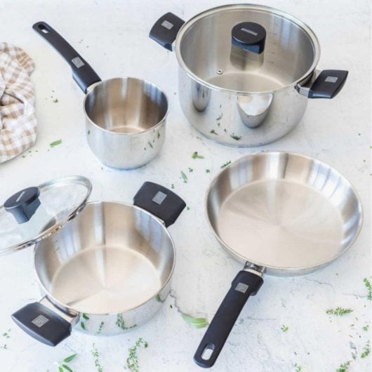 Topf Monix Elite Inox M240230 30cm 12L Edelstahl Induktionsgeeignet Topf Monix Elite Inox M240230 30cm 12L Edelstahl Induktionsgeeignet
