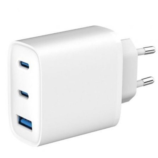 Ladegerät SPC Ultra Fast Charger 4342B Weiß 65W 2x USB-C 1x USB-A