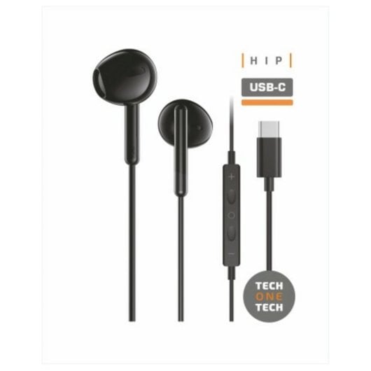 Auricolari TECH ONE TECH HIP USB-C TEC1301/TEC1302 Ergonomici 10 pezzi Auricolari TECH ONE TECH HIP USB-C TEC1301/TEC1302 Ergonomici 10 pezzi