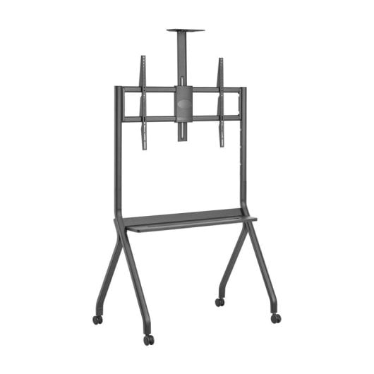 Soporte de suelo AISENS FT86FE-369 para TV 55-100" hasta 120kg con ruedas y bandeja