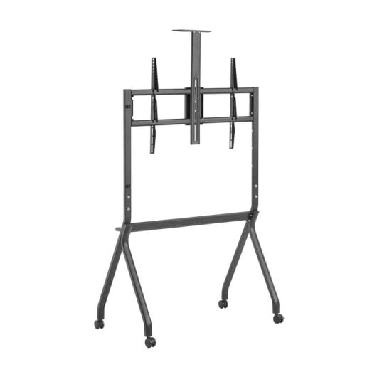 Soporte de suelo AISENS FT86FE-369 para TV 55-100" hasta 120kg con ruedas y bandeja