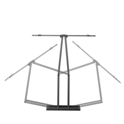 Soporte de Pared AISENS WT90TSLE-387 Giratorio Inclinable Nivelable 60kg 43-90" VESA 800x400