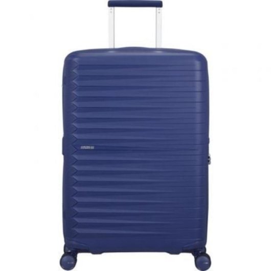 Mala Média American Tourister FastForward Spinner Expandível 68cm Roxo Anochecer