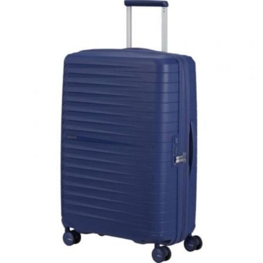 Mala Média American Tourister FastForward Spinner Expandível 68cm Roxo Anochecer
