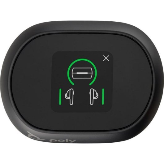 Auricular Poly Voyager Free 60+ UC M Bluetooth USB-C BT700 Estuche Pantalla Táctil Negro