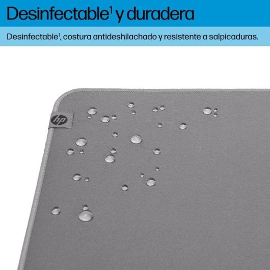 Alfombrilla de escritorio HP 200 Sanitizable 700x300 mm Gris Monocromo antideslizante