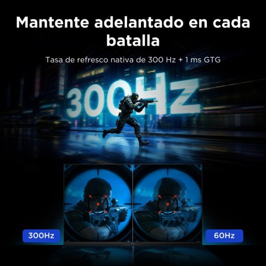 Monitor TCL 25G64 24,5" FHD 300Hz IPS QD-Mini LED 1ms FreeSync Premium