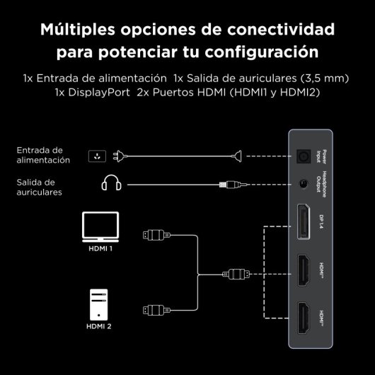 TCL 27G64 27" Monitor VA MiniLED QHD 180Hz HDR600 com Altura Ajustável e FreeSync