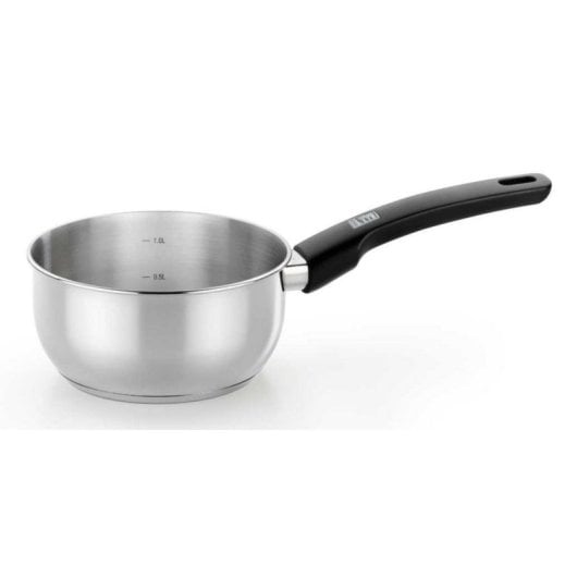 Cazo Monix M243816 1L Acero Inoxidable Antiarañazos Mango Baquelita 16cm
