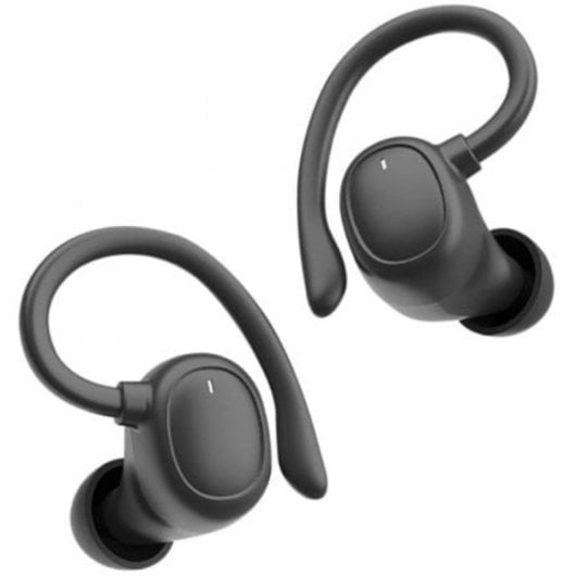 Auriculares muvit iO inalámbricos Bluetooth ENC con Cancelación de Ruido IPX5 negros