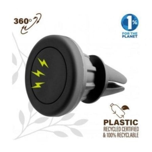 Soporte de Smartphone Muvit MCCHL0001 Magnético Universal con Placas Adhesivas y Giro 360°