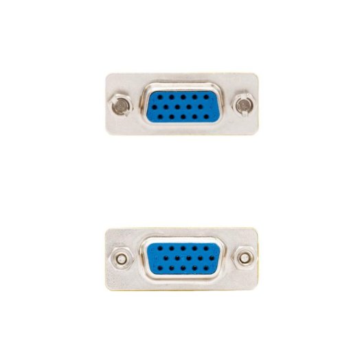 Adaptateur Nanocable 10.16.0001 VGA HDB15 Femelle-Femelle Multicolore