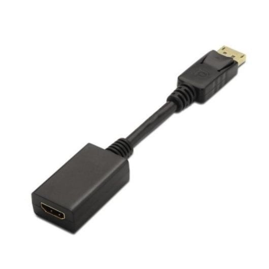 Conversor Nanocable DisplayPort Macho HDMI Hembra 15cm Negro