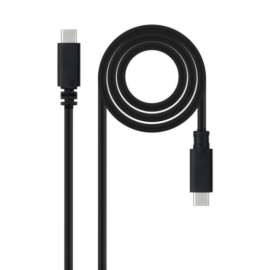 USB-C-Kabel USB 2.0 Nanocable 3A 1,5 m Schwarz USB-C/M-USB-C/M USB-C-Kabel Nanocable 3A 1,5 m Schwarz USB-C/M-USB-C/M