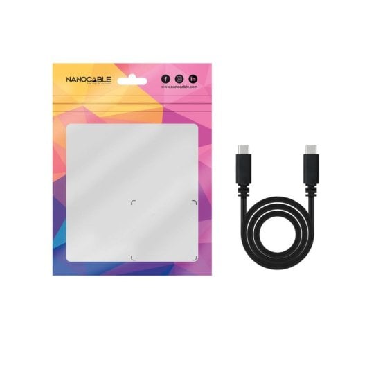 USB-C-Kabel USB 2.0 Nanocable 3A 1,5 m Schwarz USB-C/M-USB-C/M USB-C-Kabel Nanocable 3A 1,5 m Schwarz USB-C/M-USB-C/M