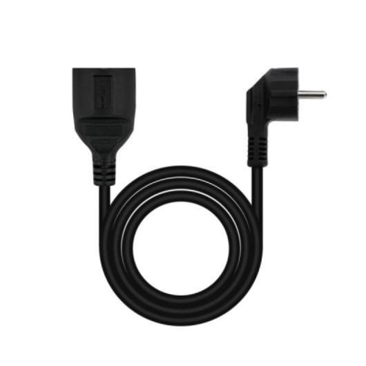 Cabo Extensão Nanocable Schuko Macho - Schuko Fêmea 3m Preto