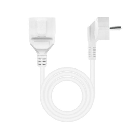 Cable alargador Nanocable 10.22.0603-W Schuko macho-hembra 3m 1.5mm² Blanco 4000W