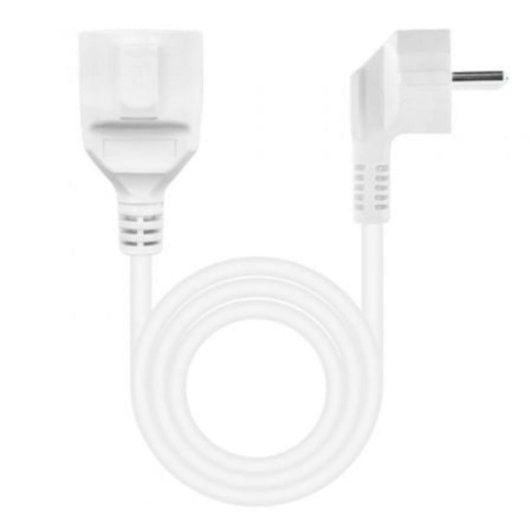 Cable alargador Nanocable 10.22.0603-W Schuko macho-hembra 3m 1.5mm² Blanco 4000W