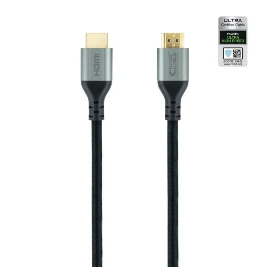 Cable HDMI 2.1 Nanocable 10.15.8103 3m Certificado Ultra High Speed 48Gbps 8K Oro Negro