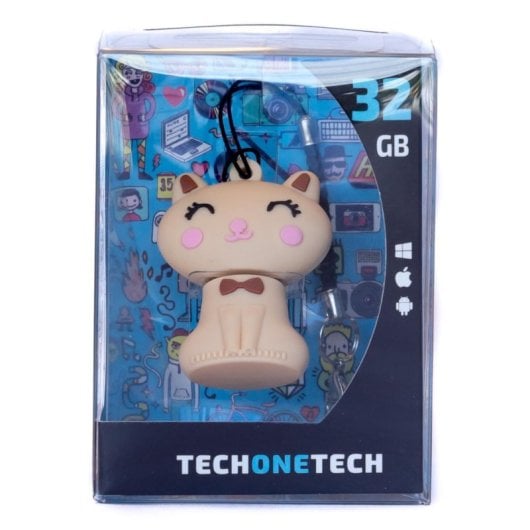 Pendrive TECH ONE TECH TEC5153-32 32GB USB tipo A Beige compacto