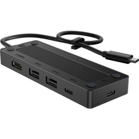 Docking USB Tipo-C HP G3 2xUSB 1xUSB-C 1xHDMI 1xUSB-C PD Negro Ultra Compacto