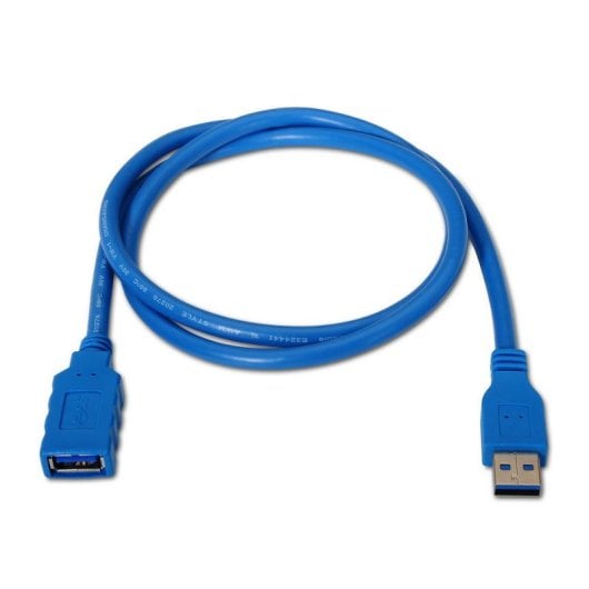 USB-Verlängerungskabel AISENS A105-0046 2m USB 3.0 Blau USB-Verlängerungskabel AISENS A105-0046 2m USB 3.0 Blau