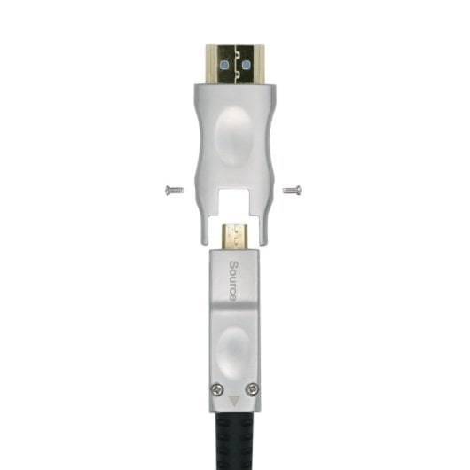 HDMI-Kabel AISENS A148-0513 40m V2.0 AOC Premium Highspeed Ethernet Micro-Stecker Schwarz