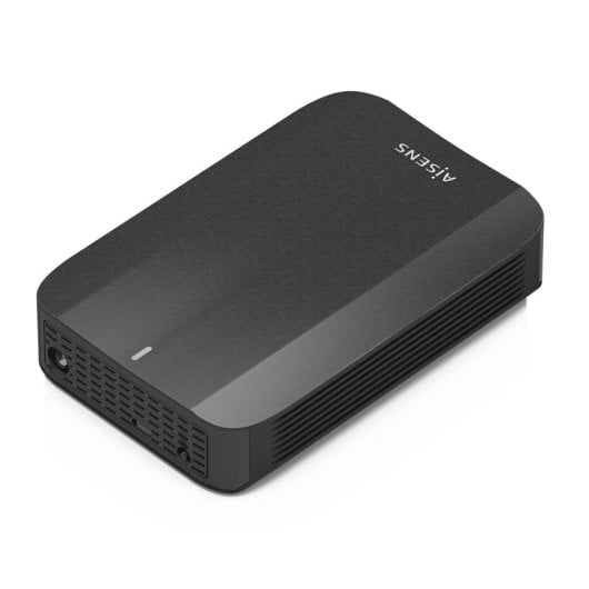Caja Externa 3.5" AISENS ASE-3535B Aluminio Negro USB-C USB 3.1 GEN1 UASP LED