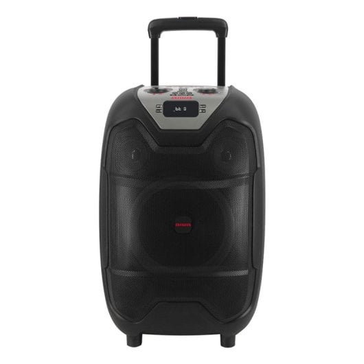 Altifalantes Aiwa Portátil Bluetooth 50W RMS 400W PMPO com Microfone VHF e Roda