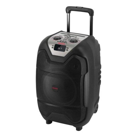 Altifalantes Aiwa Portátil Bluetooth 50W RMS 400W PMPO com Microfone VHF e Roda