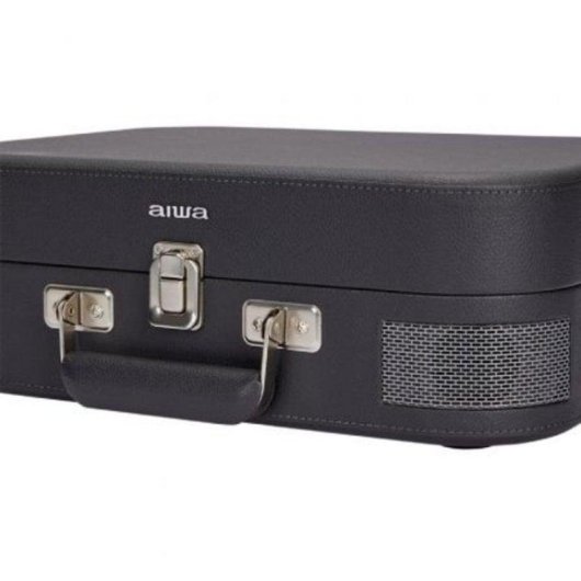 Tocadiscos Aiwa VPX-1951TN 4,4W RMS Bluetooth 5.0 Tracción Correa USB-MP3 Vintage