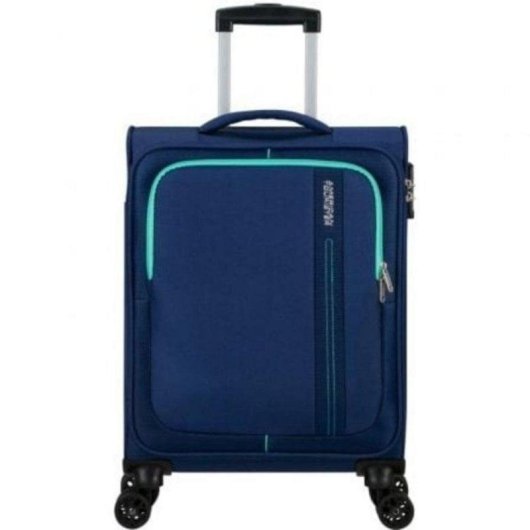 Kabinentrolley American Tourister Sea Seeker Spinner 55cm 36L TSA 4 Rollen Combat Navy