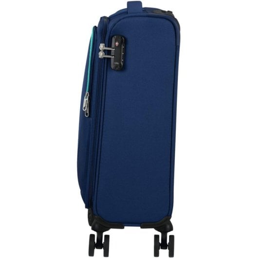 Kabinentrolley American Tourister Sea Seeker Spinner 55cm 36L TSA 4 Rollen Combat Navy