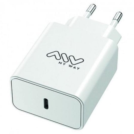 Wandladegerät Myway MWACC0018 45W USB Typ-C Power Delivery Wandladegerät