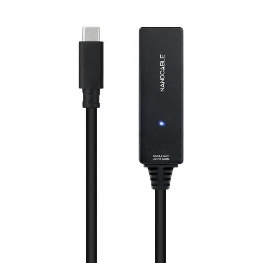 Cable Alargador USB Tipo-C Nanocable 10.01.1311 5m 3.2 Gen1 Amplificador
