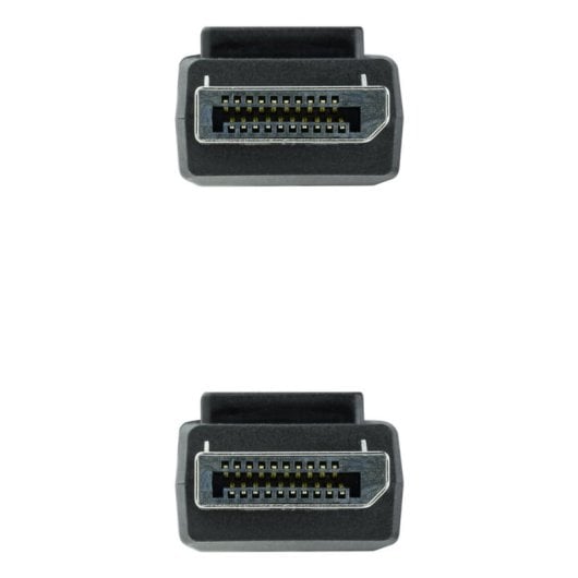 Cable DisplayPort Nanocable 10.15.2601 1m 8K 32,4Gbps Macho-Macho Blindado Negro