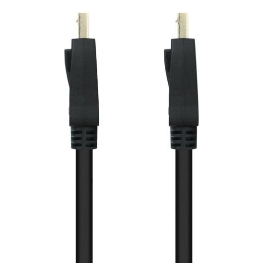 Cable DisplayPort Nanocable 10.15.2601 1m 8K 32,4Gbps Macho-Macho Blindado Negro