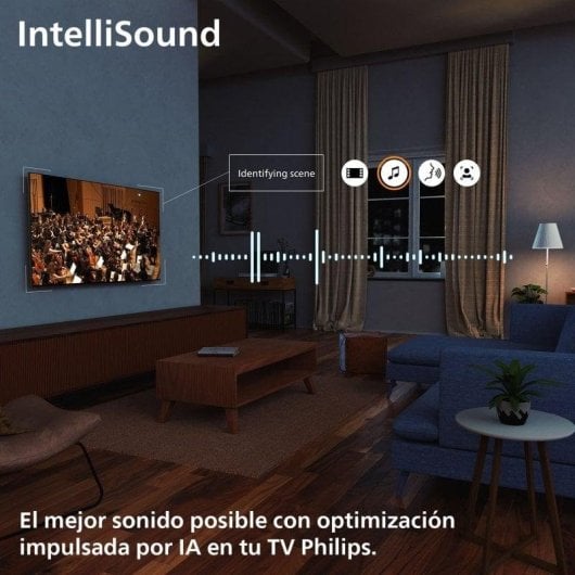 TV Philips LED 65PUS7000 65" 4K UltraHD 60Hz Smart TV Titan OS HDR10+ Dolby Atmos