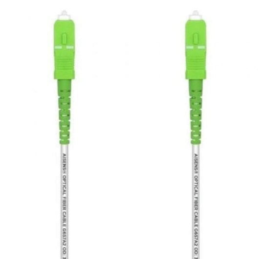 LWL-Patchkabel Aisens A152-0502 SC/APC-SC/APC Monomode 40m LSZH Weiß Simplex