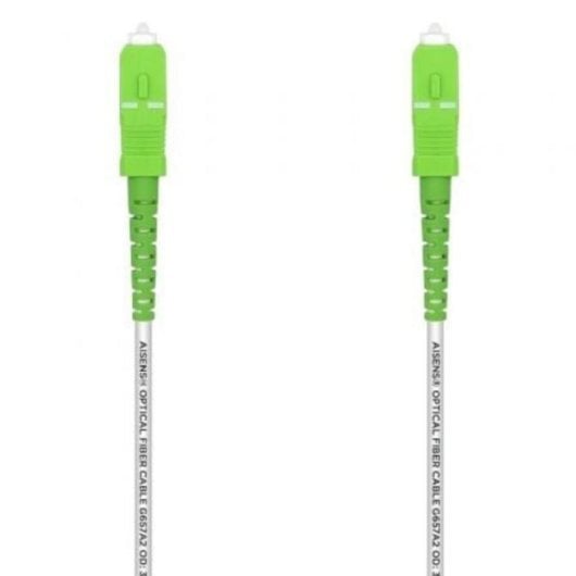 Latiguillo Fibra Óptica AISENS G657A2 SC/APC-SC/APC 40m Branco Latiguillo Fibra Óptica AISENS G657A2 SC/APC-SC/APC 40m Branco