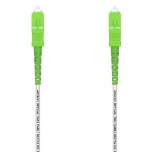 LWL-Patchkabel Aisens A152-0502 SC/APC-SC/APC Monomode 40m LSZH Weiß Simplex