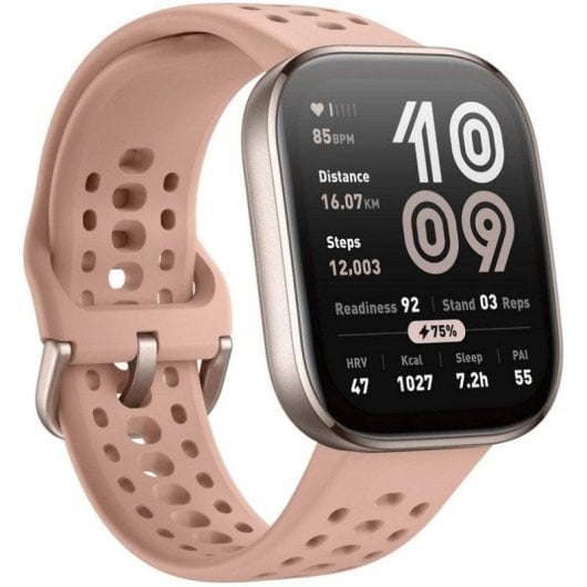 Amazfit Bip 6 Bluetooth GPS 46mm AMOLED Rosa Wasserdicht 5ATM SpO2 Herzfrequenz Schlafmonitor