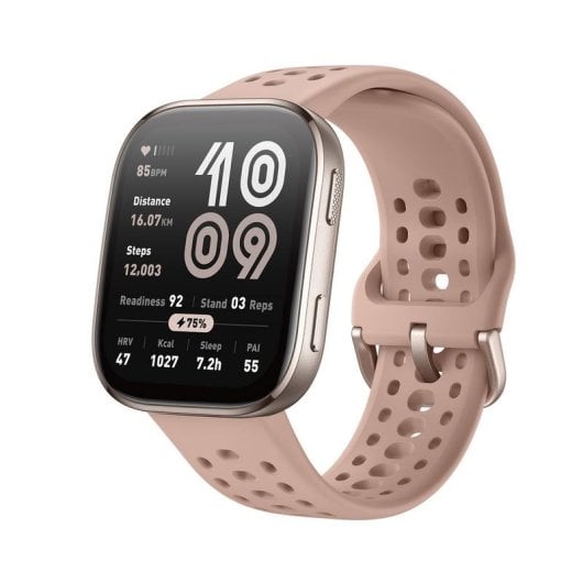 Amazfit Bip 6 Bluetooth GPS 46mm AMOLED Rosa Wasserdicht 5ATM SpO2 Herzfrequenz Schlafmonitor