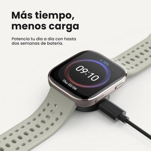 Amazfit Bip 6 Bluetooth GPS 46mm AMOLED Rosa Wasserdicht 5ATM SpO2 Herzfrequenz Schlafmonitor