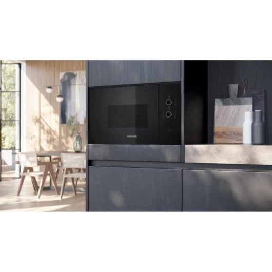 Microondas Siemens iQ300 BF520LMA1 20 L 800W Abertura Lateral humidClean