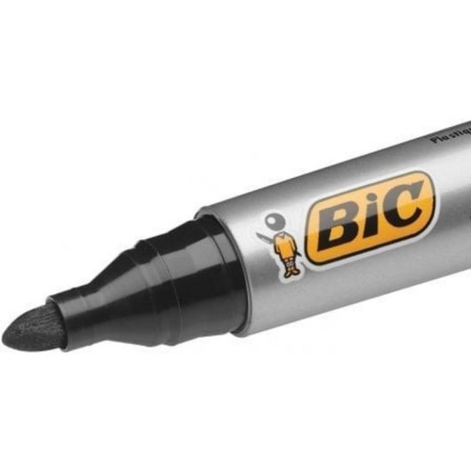 Rotulador Permanente BIC Marking 2000 Negro Punta Redonda Acrílica 1.7mm Caja 12 Unidades