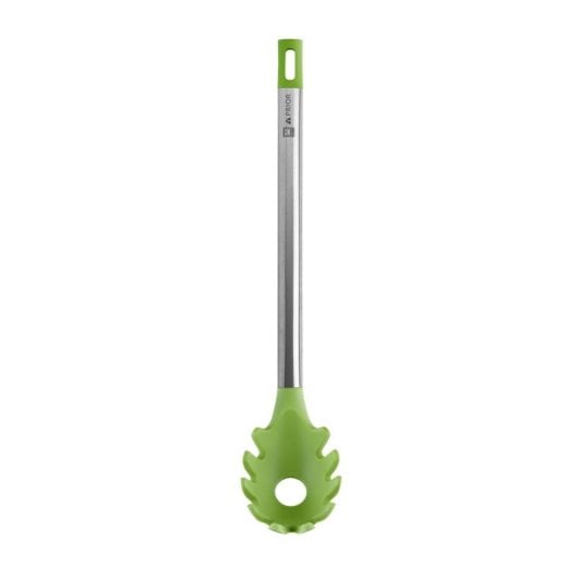 Cuchara para pasta Bra Prior A197009 Verde 330mm Acero Inoxidable/Nylon/Silicona