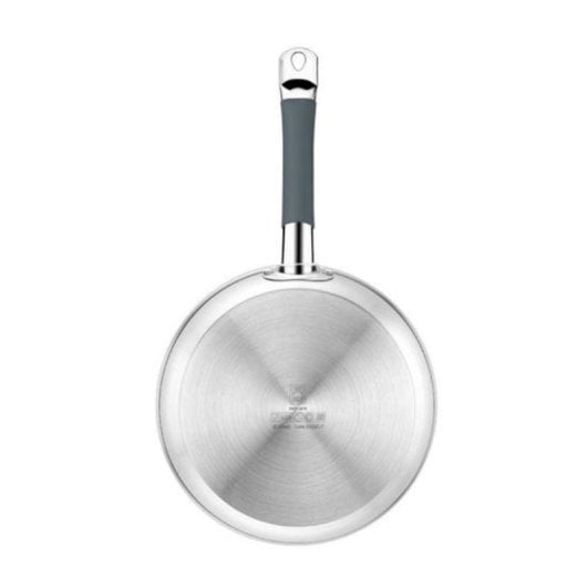 Sartén BRA Master A451426 26cm Acero inoxidable 18/10 sin antiadherente triple fondo para inducción